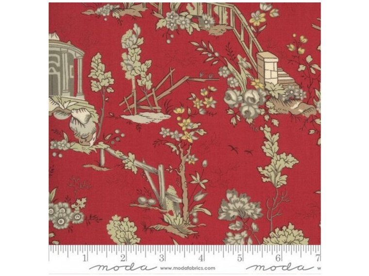 Champs De Mars in Rouge | Jardin de Fleurs by French General | per 10cm