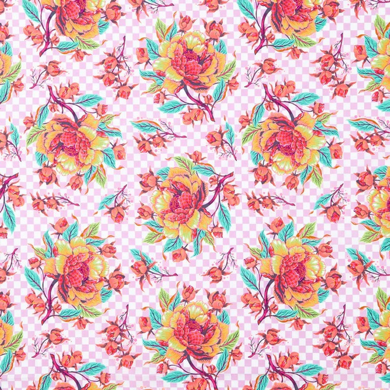 Peony for your Thoughts in Lunar | Untamed by Tula Pink | per 10cm