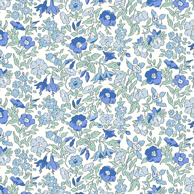 Mamie Flower in Blue | Flower Show Coastal Walk by Liberty | per 10cm