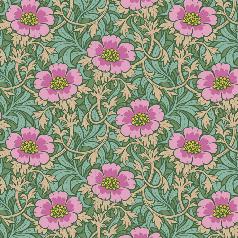 Winterrose in Sage | Hibernation by Tilda | per 10cm