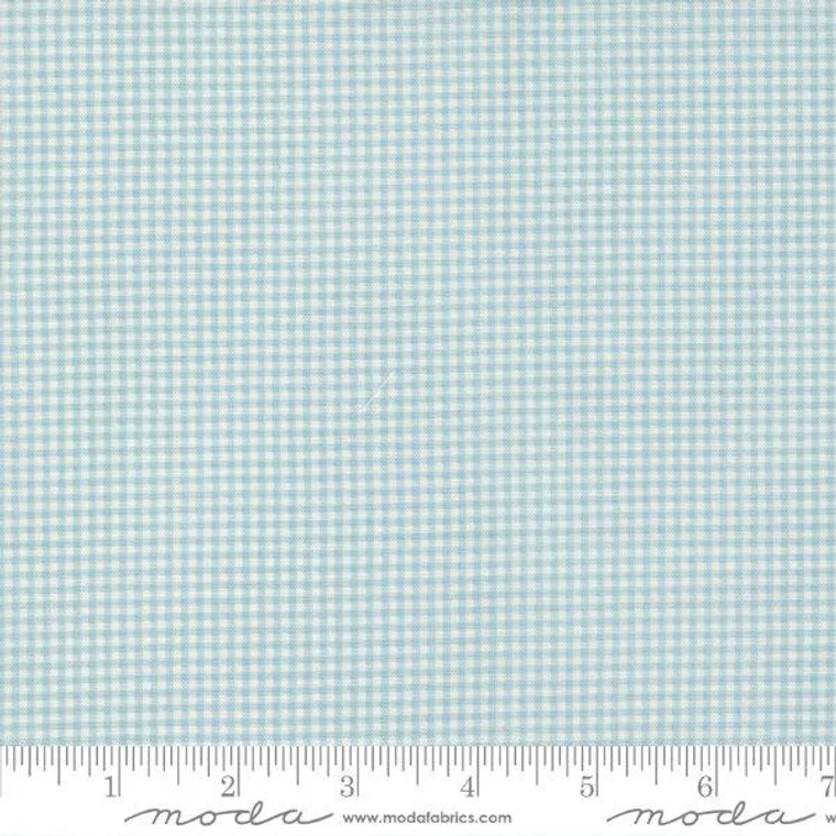Tiny Check in Frosty Morning | I Believe in Angels by Bunny Hill Designs | per 10cm