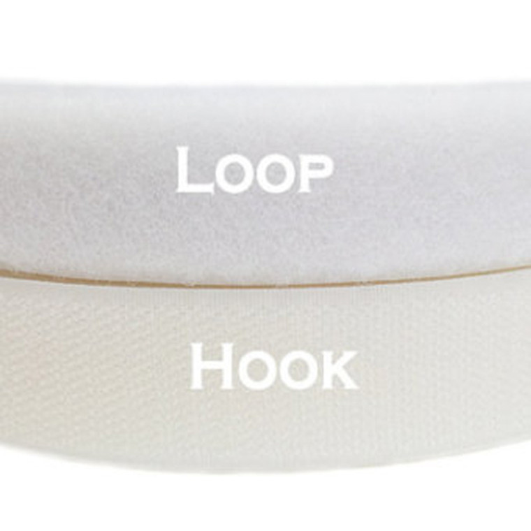 25mm Loop Tape Black | per 1m