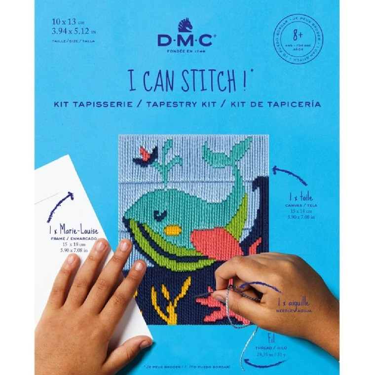 DMC Tapestry Kit | Mylene the Whale