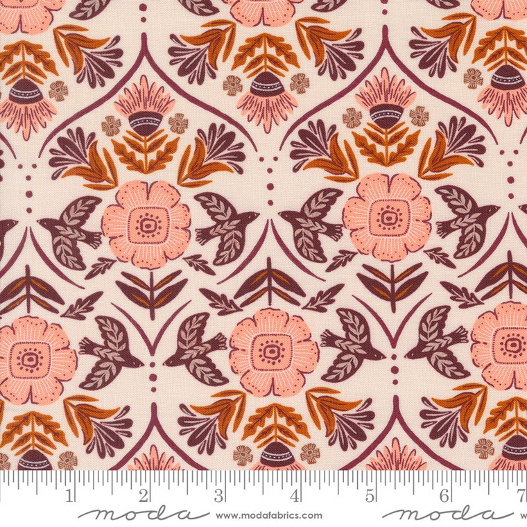 Flight of Fancy in Pale Pink | Folk & Lore by Fancy That Design House | per 10cm