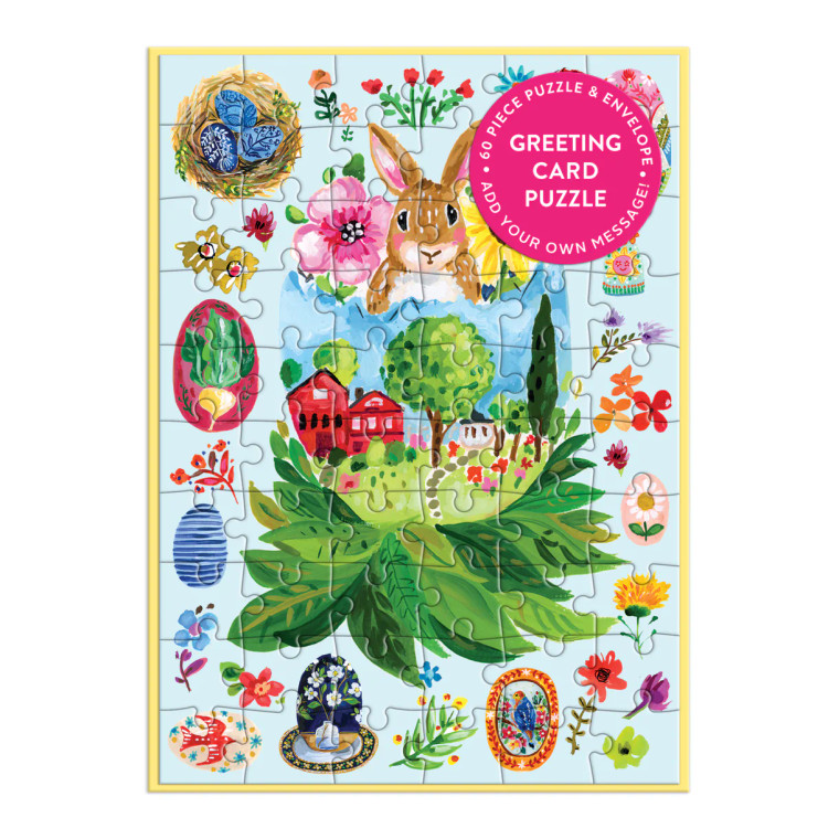 Artisan Eggs Puzzle Greeting Card
