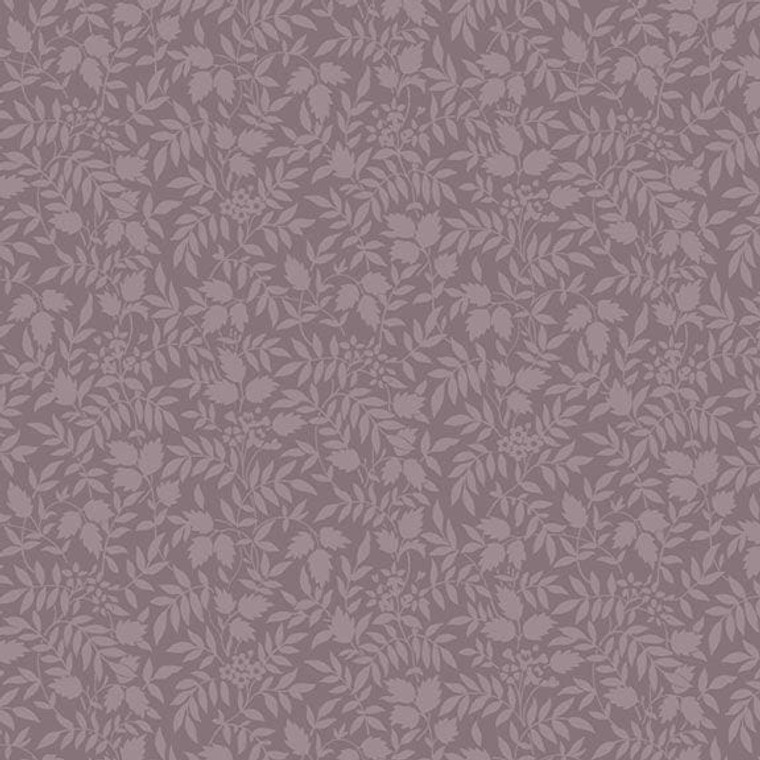 Floral Silhouettes in Purple | Botanical Journal by Marcus Fabrics | per 10cm