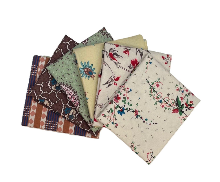 Guinevere Fat Eighth Bundle 9 | Gathering Thread | 6 Pieces