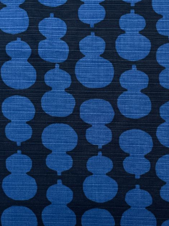 Blobs in Navy | Sevenberry | per 10cm