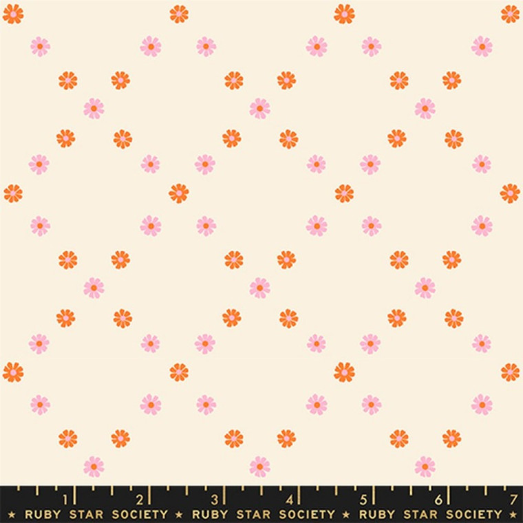 Diamond Flowers in Posy Orange | Best Day Ever by Ruby Star Society | per 10cm
