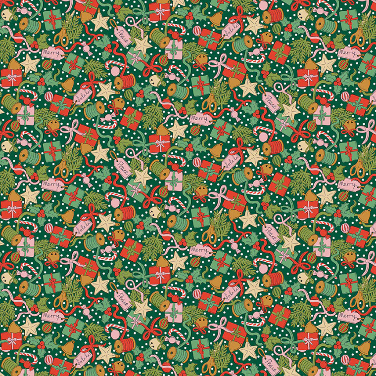 Festive Gifting Pine A | Festive Greetings by Liberty | per 10cm