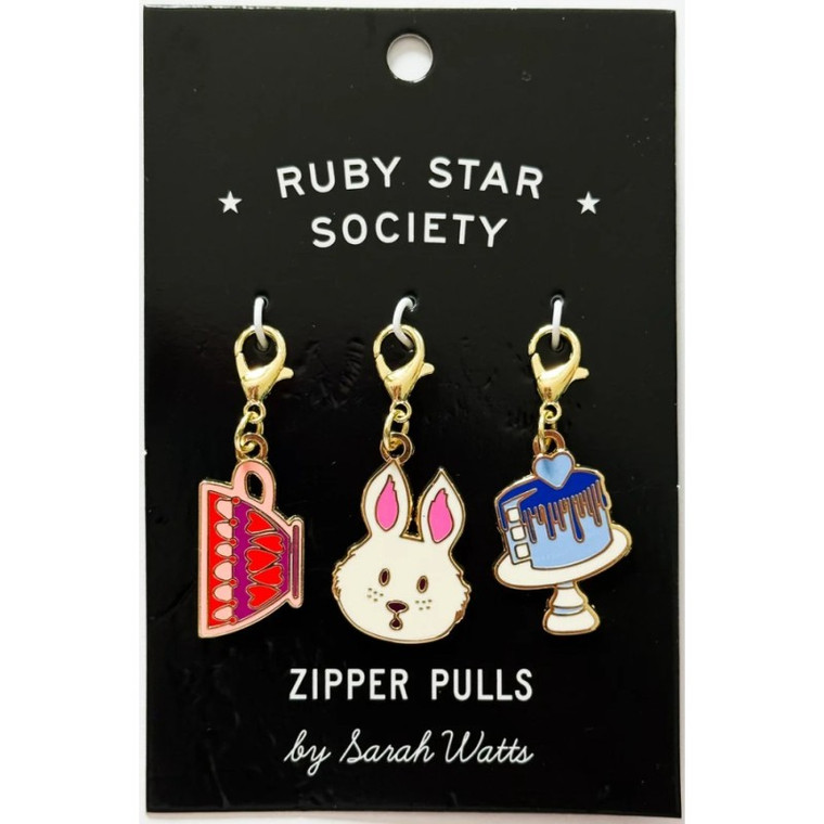 Hello Alice Zipper Pull 3 Pack | Ruby Star Society