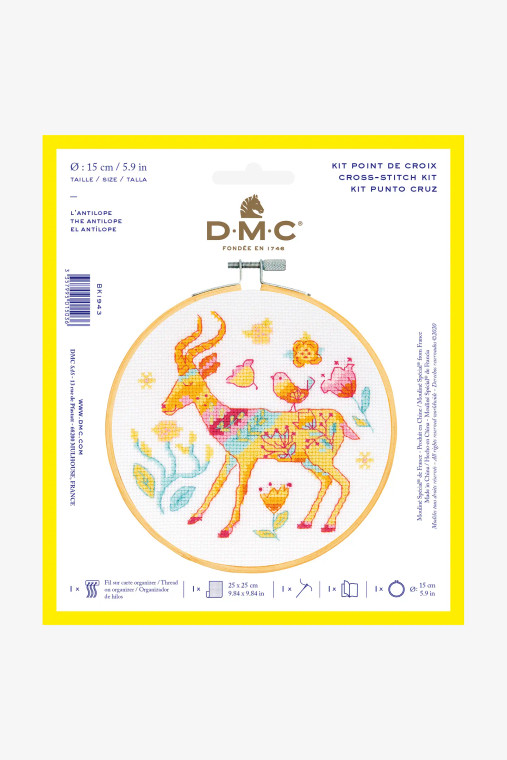DMC Cross Stitch Kit | The Antelope