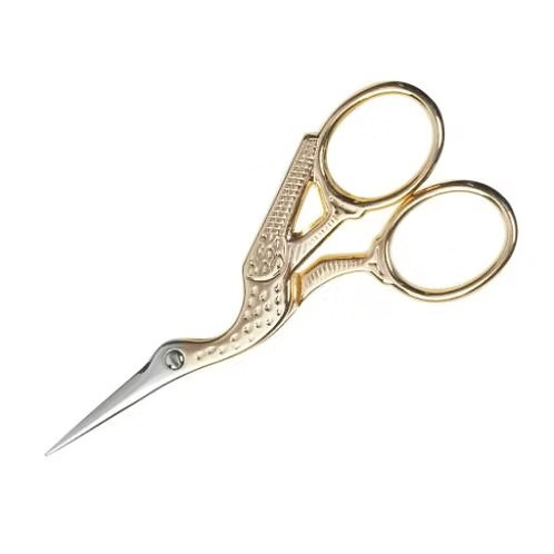 Gold Stork Embroidery Scissors | Fraliz