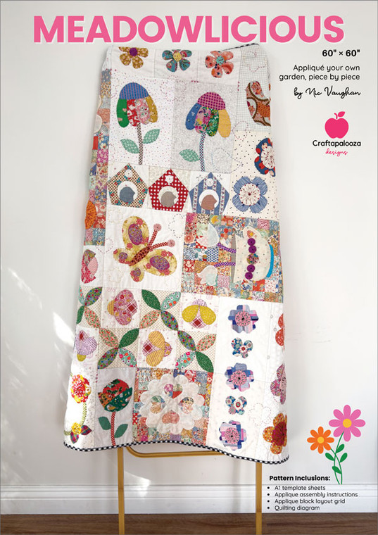Meadowlicious Quilt Pattern | Craftapalooza Designs