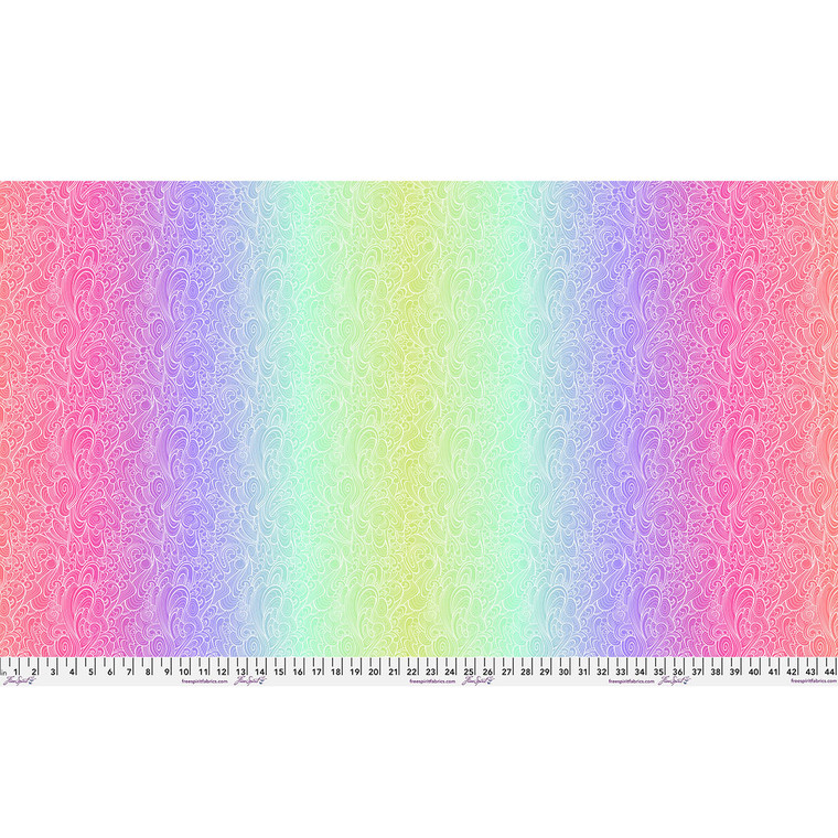 Riptide in Deepdive | Floral Reef by Tula Pink | per 10cm