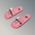 ON THE GO, Clear Pink Slides Sandal
