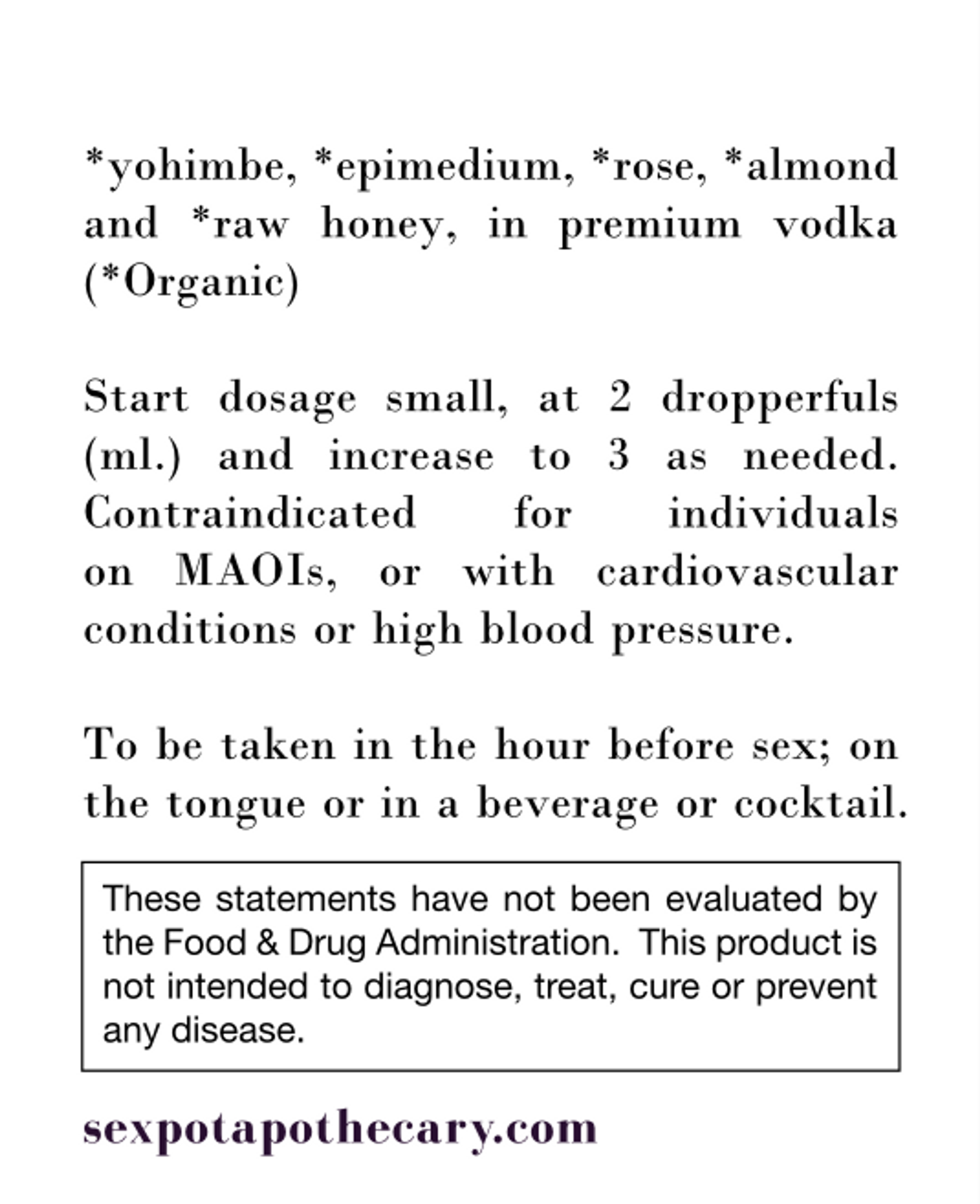 Sexpot No 19 Vitality And Libido Booster Glyde