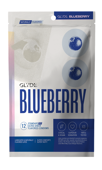 GLYDE ULTRA Organic Blueberry Flavored 12-Count