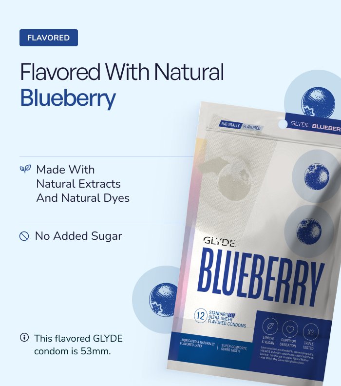 GLYDE ULTRA Organic Blueberry Flavored 12-Count