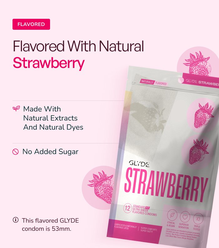 GLYDE ULTRA Organic Strawberry Flavored 12-Count