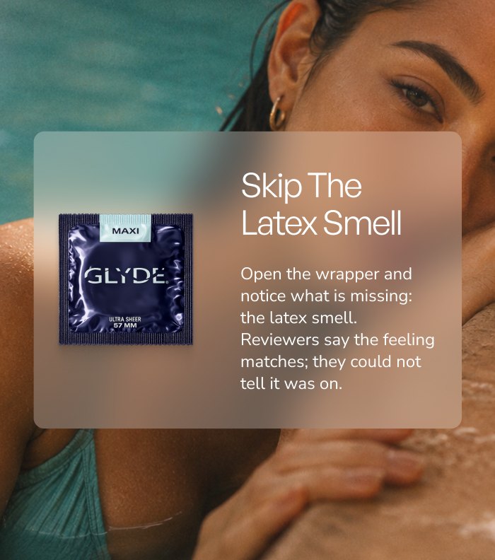 GLYDE MAXI | The Original Body-Friendly Vegan Condom (57mm) | 36 Count