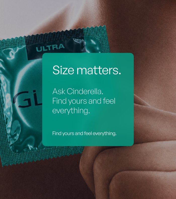 GLYDE ULTRA | The Original Body-Friendly Vegan Condom (53mm) | 12 Count