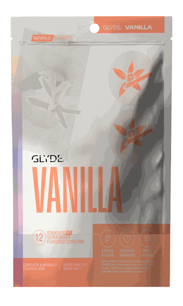 GLYDE ULTRA Natural Vanilla Flavored 12-Count