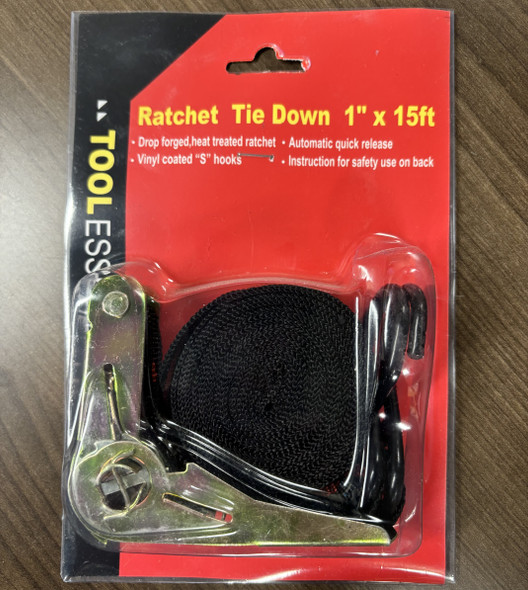 Ratchet Tie Down, 15'