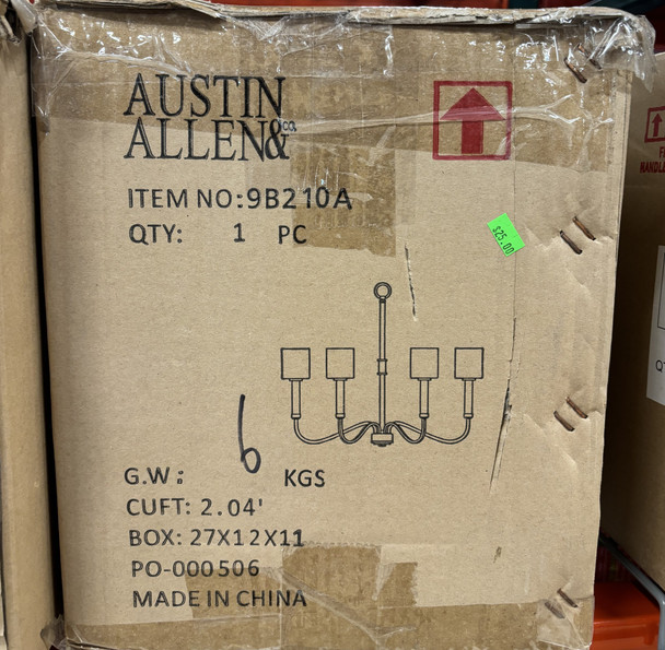 Austin Allen Hanging Light Fixture, 9B210A