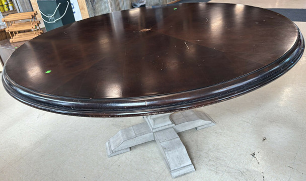 Large Round Wooden Table