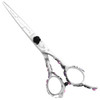 Washi Scissor Black Rosebud Shear In Size 5.5