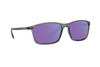 Epoch Murphy Crystal Gray Frame Polarized Lavender Mirror Lens Sunglasses