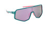 Epoch L2 Sport Wrap Teal Outer Pink Inner Frame Peri Pink Mirror Lens Sunglasses