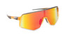 Epoch L2 Sport Wrap Matte Black To Yellow Frame Rainbow Mirror Lens Sunglasses