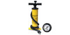 Advanced Elements Double Action Yellow and Black Hand Pump w/ Pressure Gauge