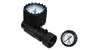 Advanced Elements Inline Valve Adaptor with Pressure Gauge