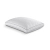 Purecare Memory Foam Puff Brushed Polyester White Pillow in Queen