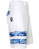 Tattoo Golf Zuma Procool Men's Golf Shorts, Embroidered Skull, White, Size 30