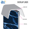 Bluewave Evening Bay 48/54" Round Standard Gauge Overlap Liner in 30'