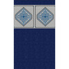Bluewave Mangalore 52" Oval Mosaic Heavy Gauge Unibead Liner in 16'x32'