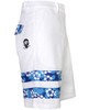 Tattoo Golf Zuma Procool Men's Golf Shorts, Embroidered Skull, White, Size 42
