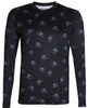 Tattoo Golf Black/Charcoal Golf Long Sleeve Undershirt with Skulls in Large