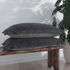 Purecare Pillow Shadow/Dove Gray Shams and Soft Touch/Bamboo in Queen