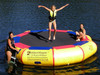 New Island Hopper 13' Bounce N Splash Padded Water Bouncer