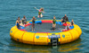 Island Hopper 25' Giant Jump Water Trampoline With Heavy Duty Ladder, Yellow