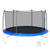 Skywalker 14' Round Trampoline With Enclosure And Wind Stakes - Bright Blue