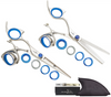 Sharkfin Professional Plus Left SuperSwivel Stainless 5.5 Shear & 7T Chunker Set