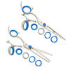 Sharkfin Professional Plus Left Swivel Stainless 5" Shear & 15 Tooth Texturizer Set