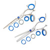 Sharkfin Professional Plus Right Swivel STAINLESS 6.25" Shear & 40T Blender Set