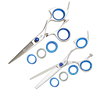 Sharkfin Professional Right Non-Swivel STAINLESS 5.5" Shear & 15T Texturizer Set